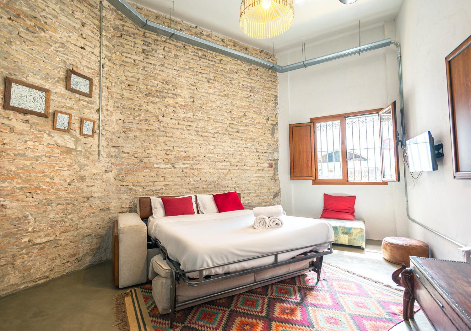 Апартаменты Loft-Style Ground Floor Flat Севилья Экстерьер фото